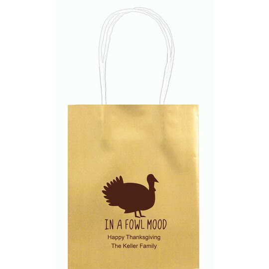 In A Fowl Mood Mini Twisted Handled Bags